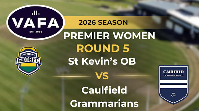 VAFA 2026 R5 PREM Women’s St. Kevins ...
