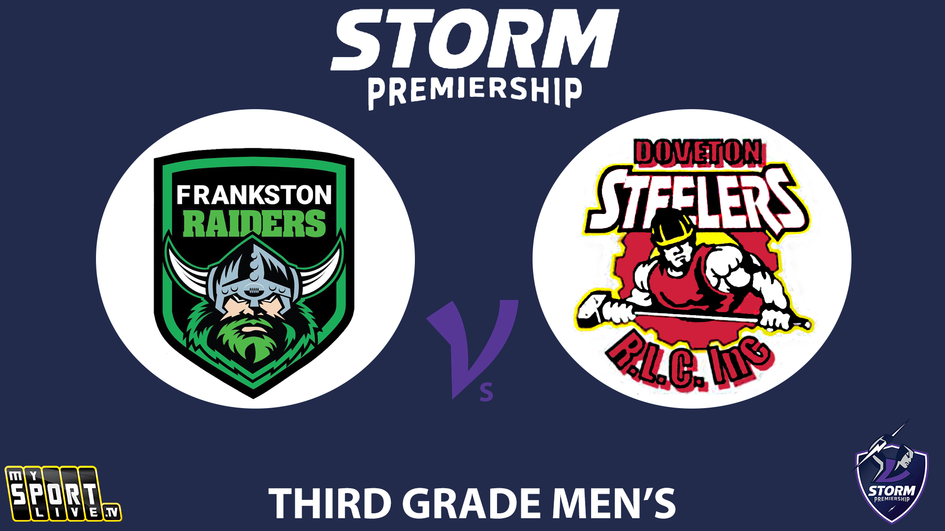 2025 NRL VIC RD1: 3rd Grade Men Frankston Raiders v Doveton Steelers
