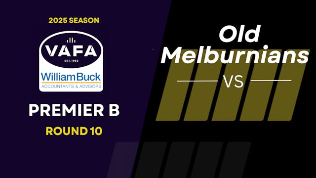 RD10 PREM B Old Melburnians vs