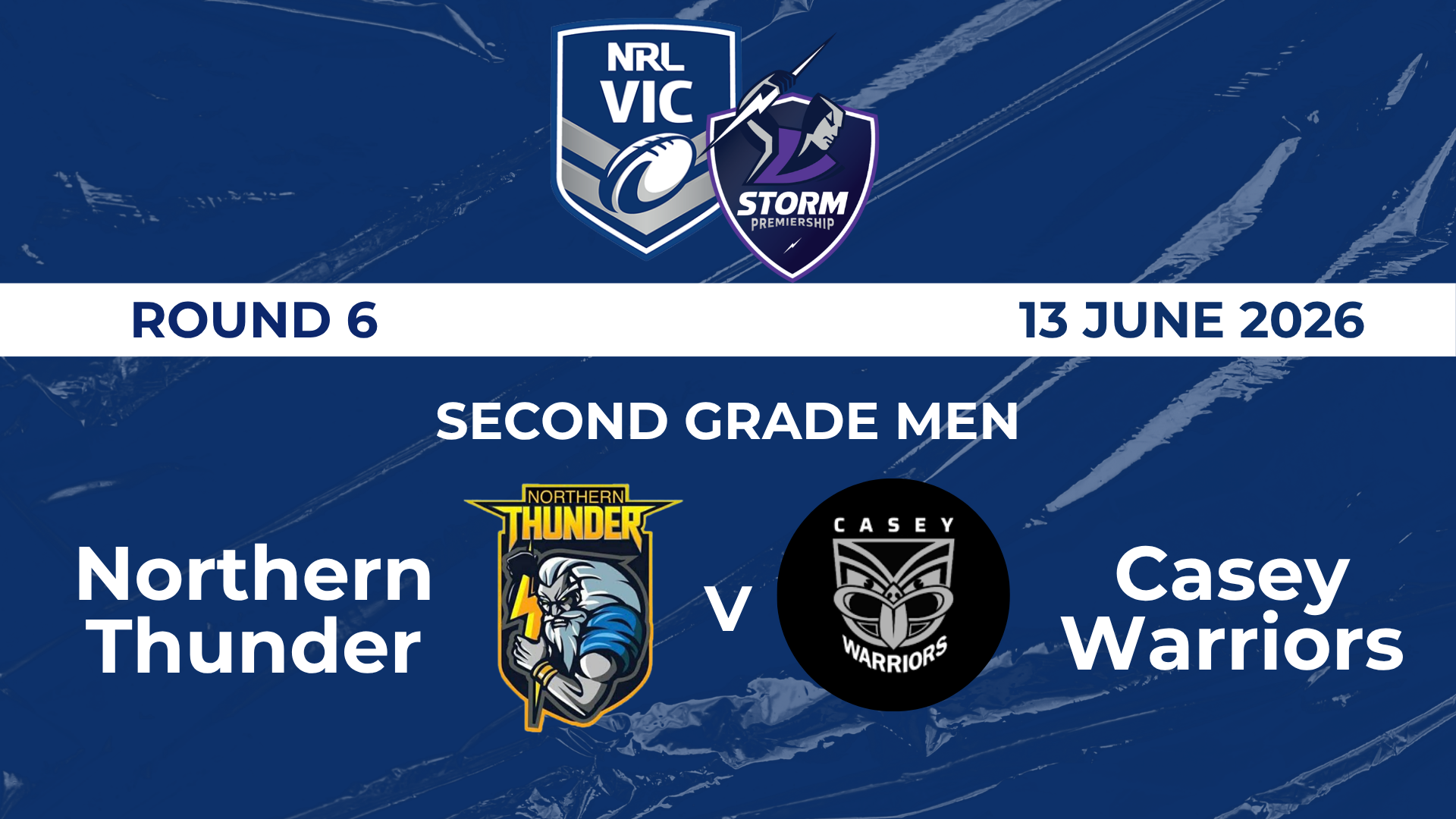 NRL R6: SGM- Northern Thunder v Casey Warriors