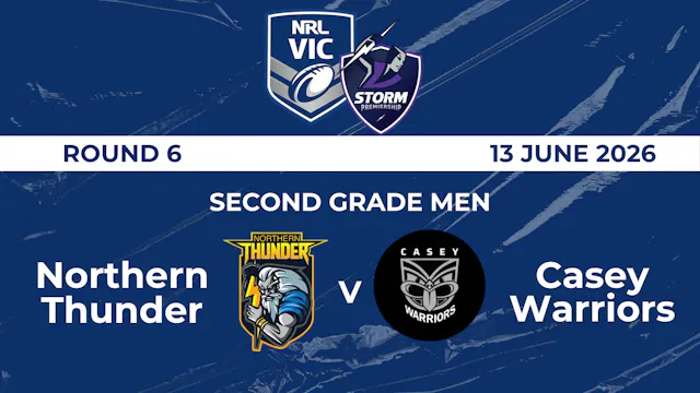 NRL R6: SGM- Northern Thunder v Casey...