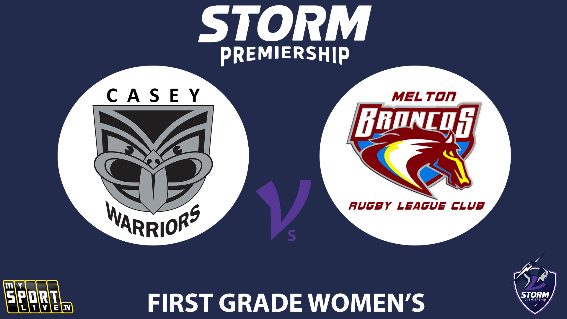 H2 2024 R12 First Grade Women's: Casey Warriors vs. Melton Broncos