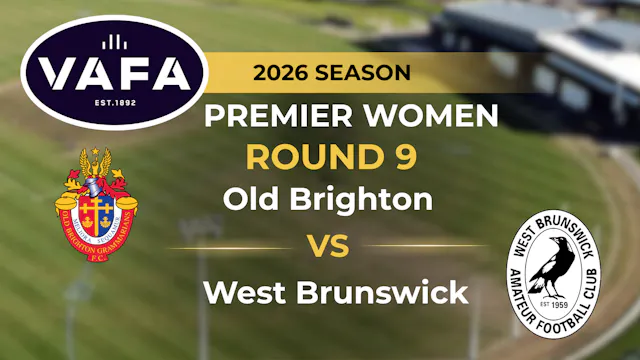 VAFA 2026 R9 PREM Women's Old Brighto...
