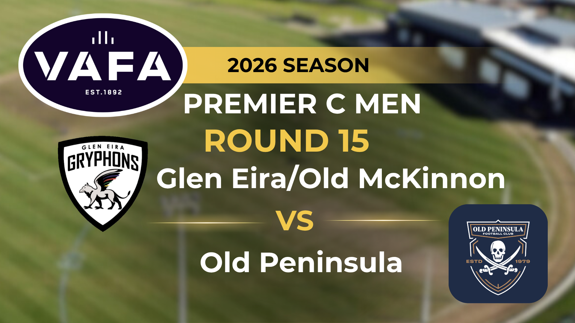 VAFA 2026 R15 PREM C Men's Glen Eira V Old Peninsula