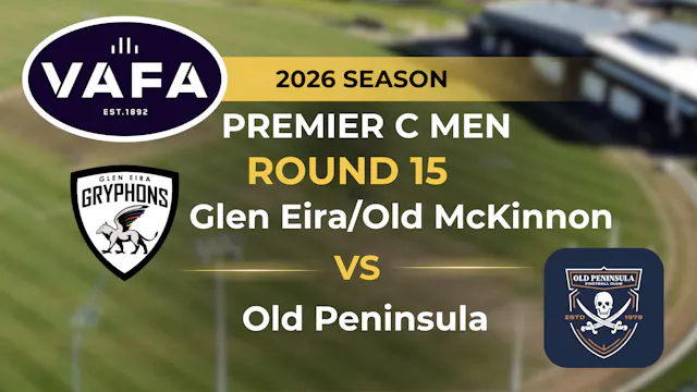 VAFA 2026 R15 PREM C Men's Glen Eira ...