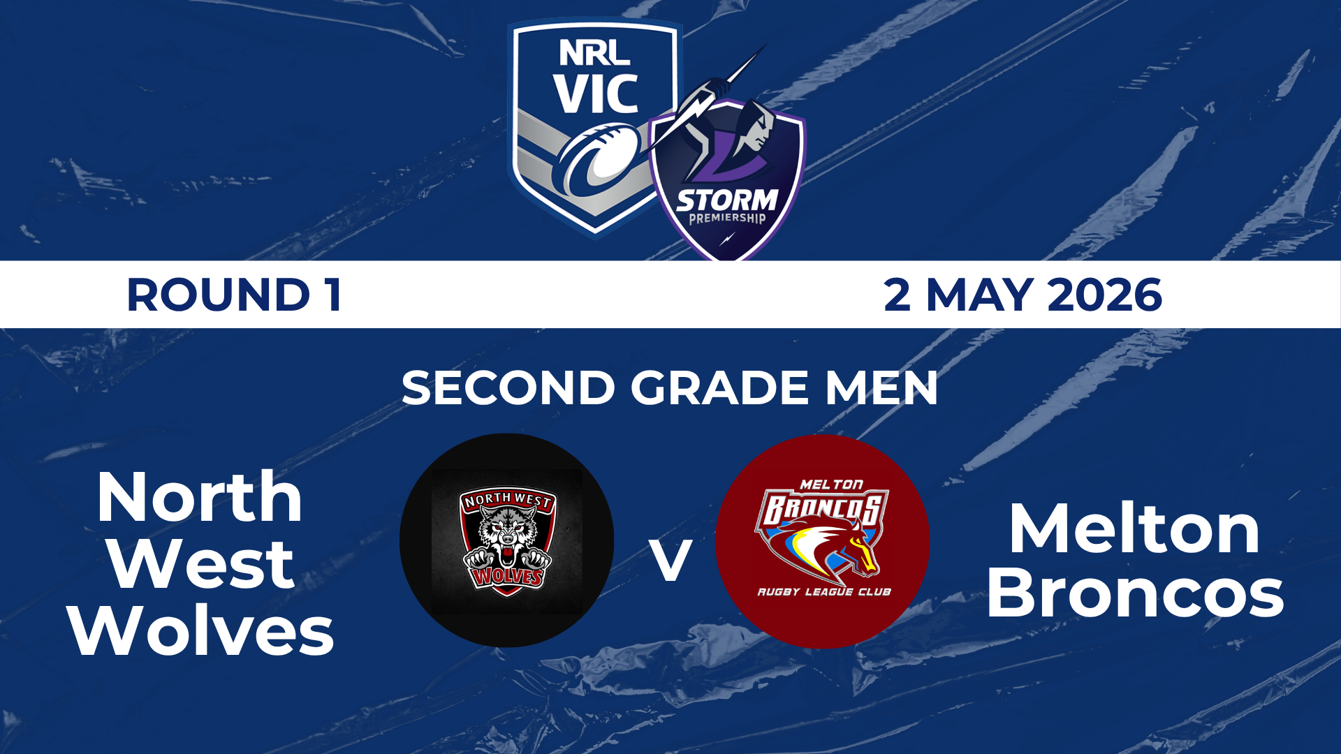H2 2026 SGM North West Wolves V Melton Broncos