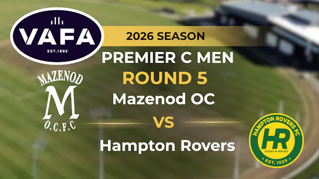 VAFA 2026 R5 PREM C Men’s Mazenod OC ...