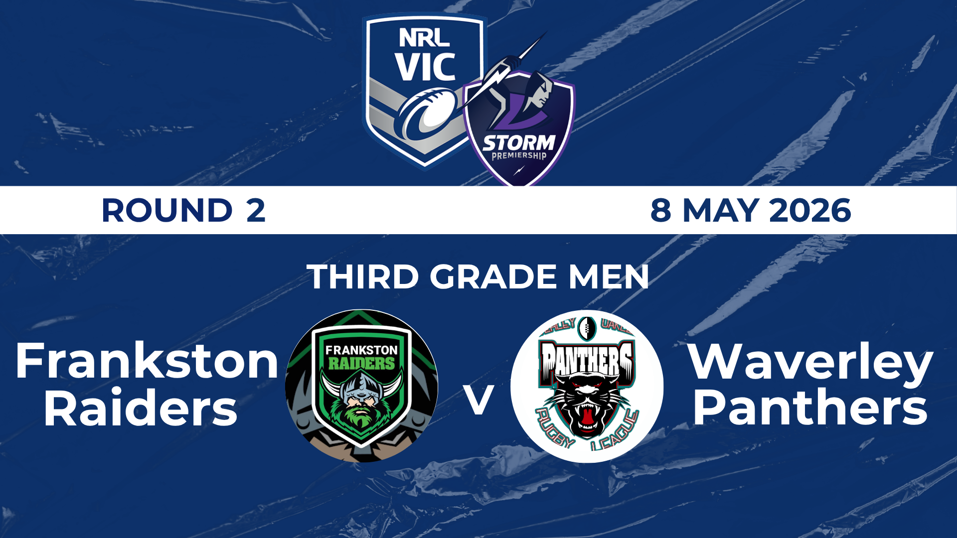 H1 2026 R2 TGM Frankston Raiders V Waverley Panthers
