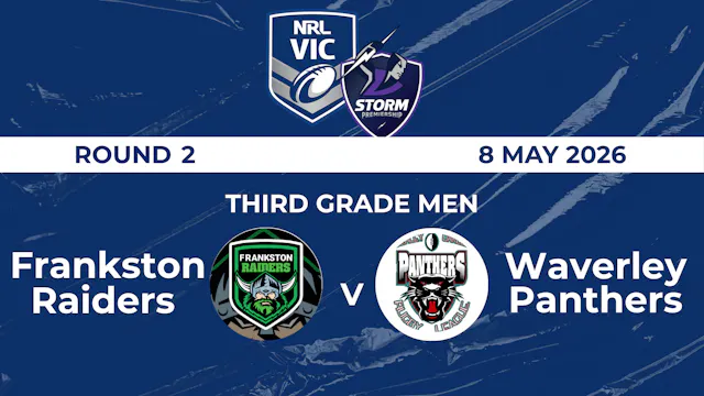 H1 2026 R2 TGM Frankston Raiders V Wa...