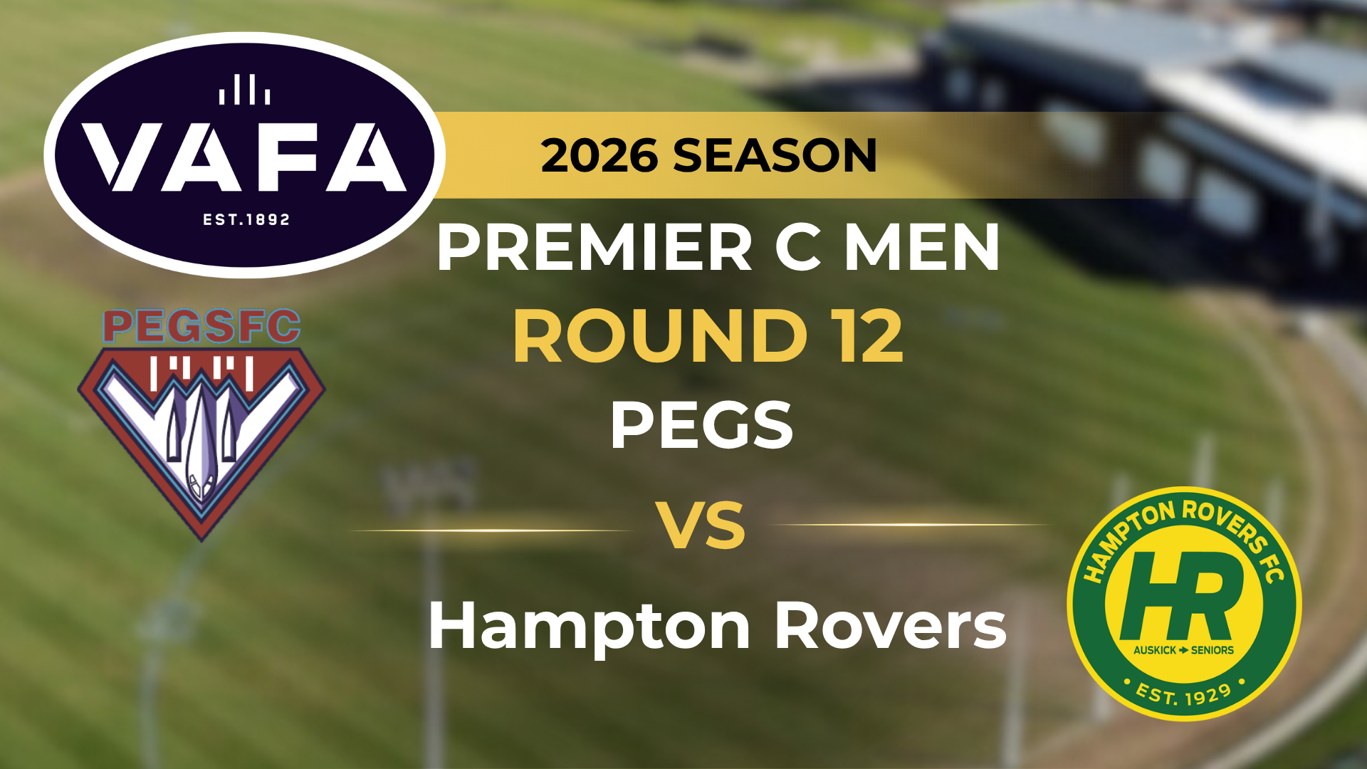 VAFA 2026 R12 PREM C Men's PEGS V Hampton Rovers