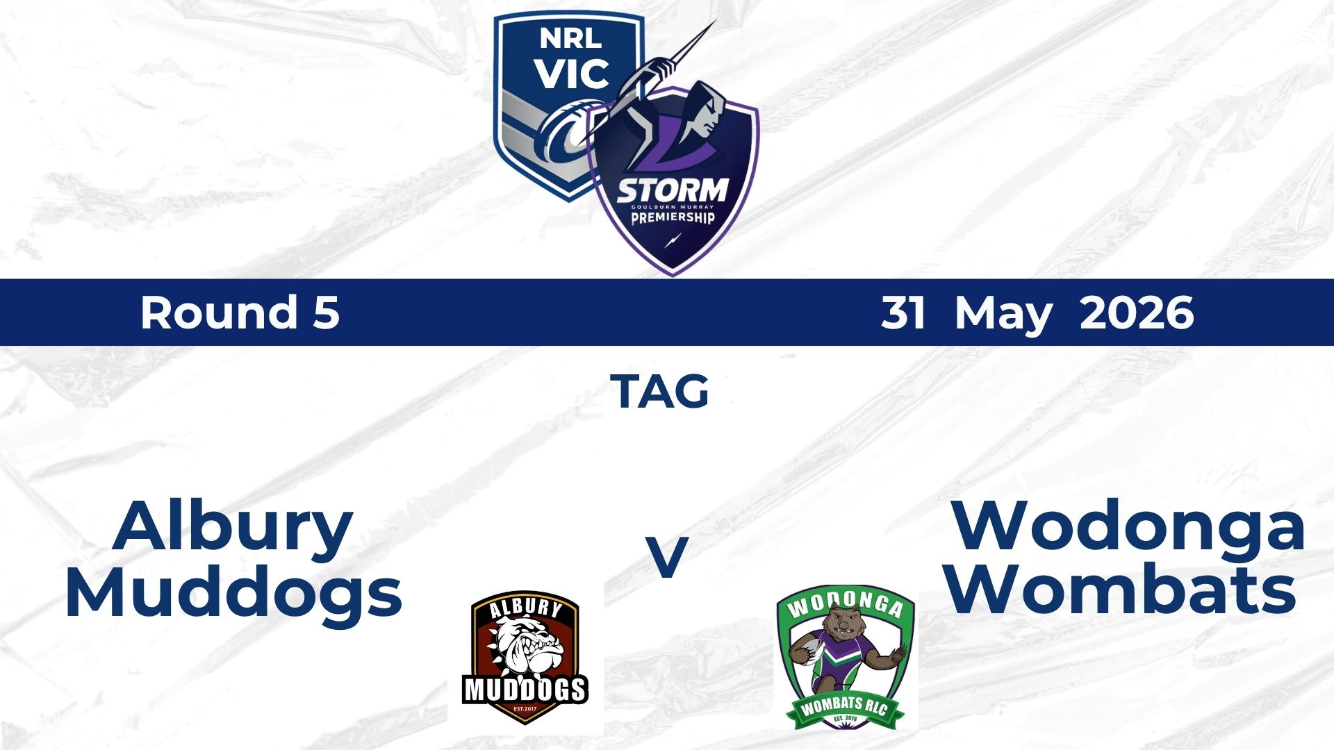 2026 GMSP - H1 Womens Muddogs Vs Wombats TAG