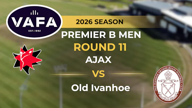 VAFA 2026 R11 PREM B Men's AJAX V Old...
