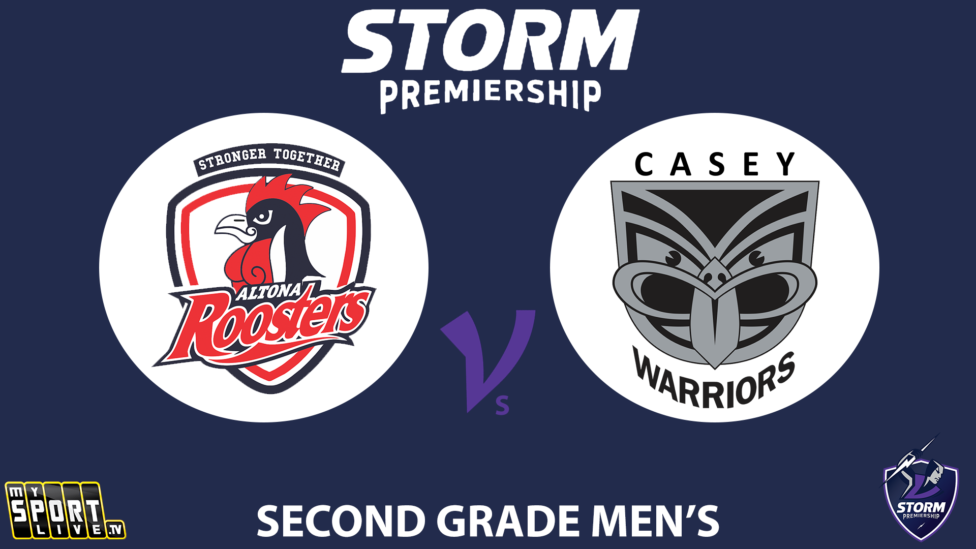 H2 2025 RD5 Second Grade Men - Altona Roosters vs. Casey Warriors