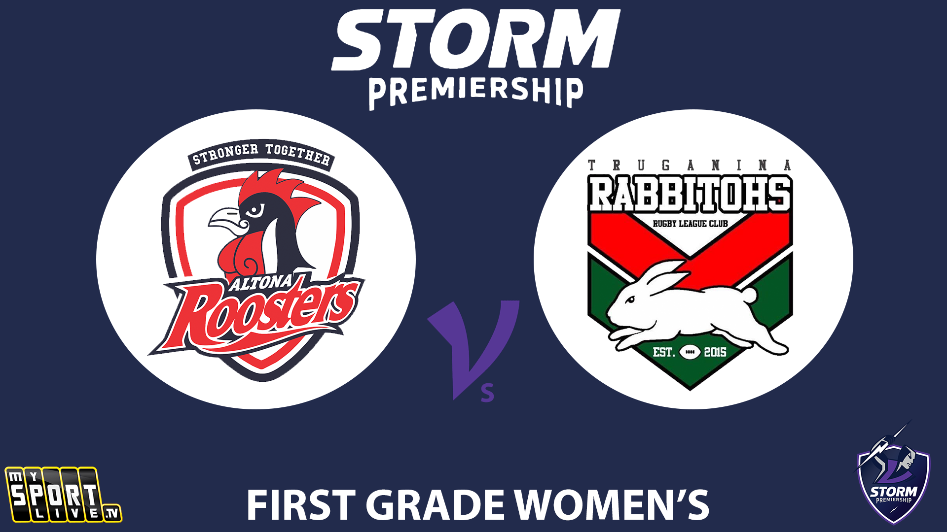 H1/2 2025 RD10 First Grade Women - Altona Roosters vs. Truganina Rabbitohs