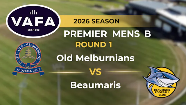 VAFA 2026 R1 PREM B Men's Old Melburn...
