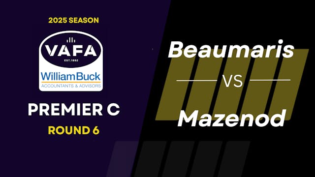 RD6 PREM C Beaumaris vs. Mazenod25015