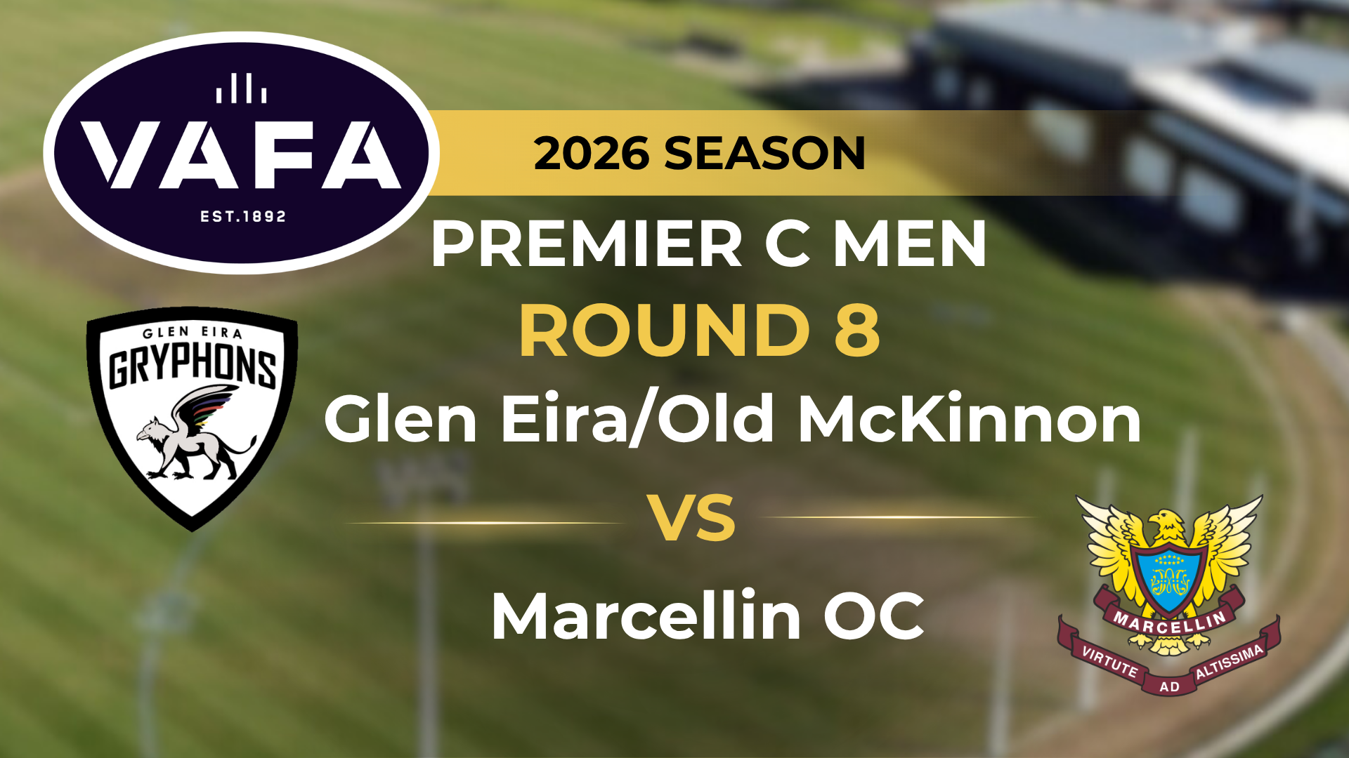 VAFA 2026 R8 PREM C Men’s Glen Eira V Marcellin OC