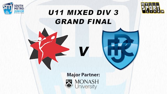 U11 Mixed Div 3 AJAX STARS v Prahran ...