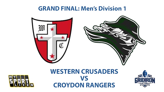 GRAND FINAL: GV Men's Division 1 - Crusaders v Rangers