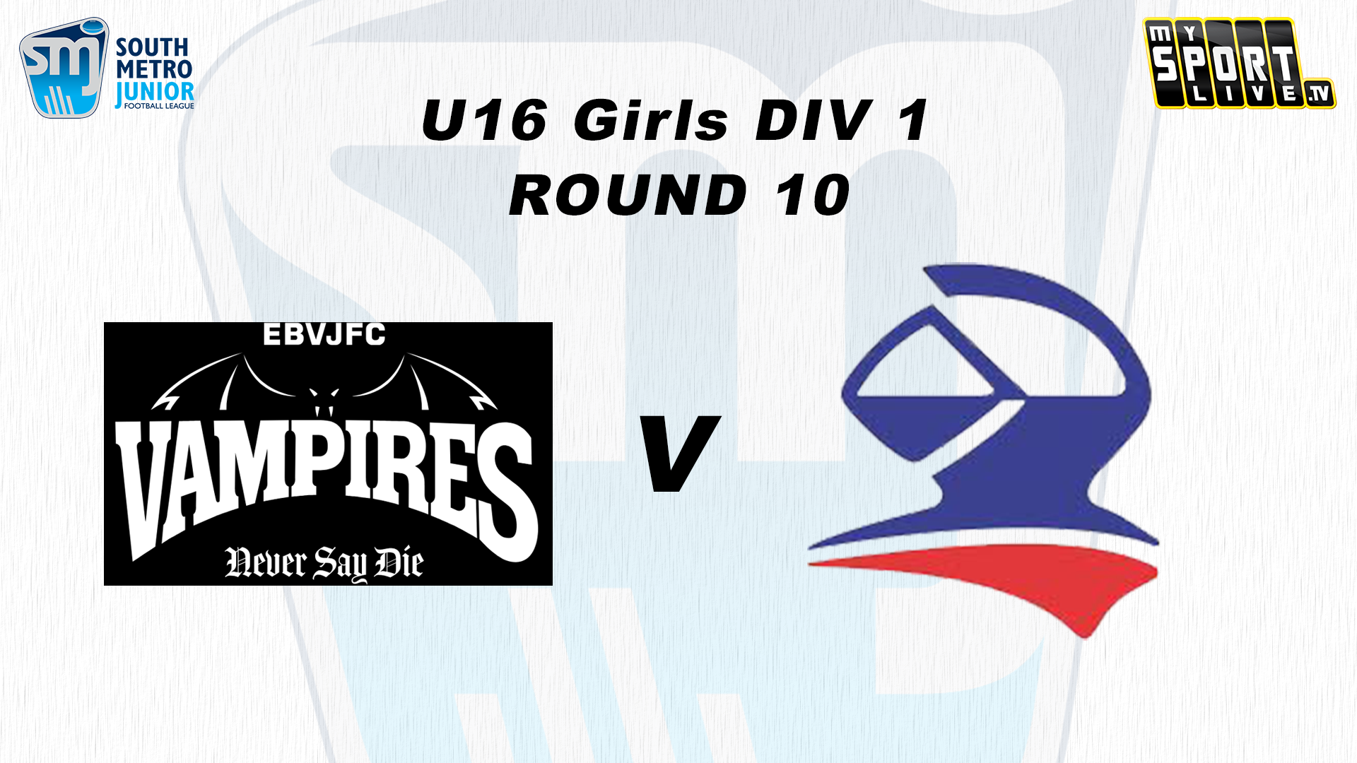 2025 SMJFL RD10 U16 Girls Div 1 E Brighton Vampires vs. East Malvern 