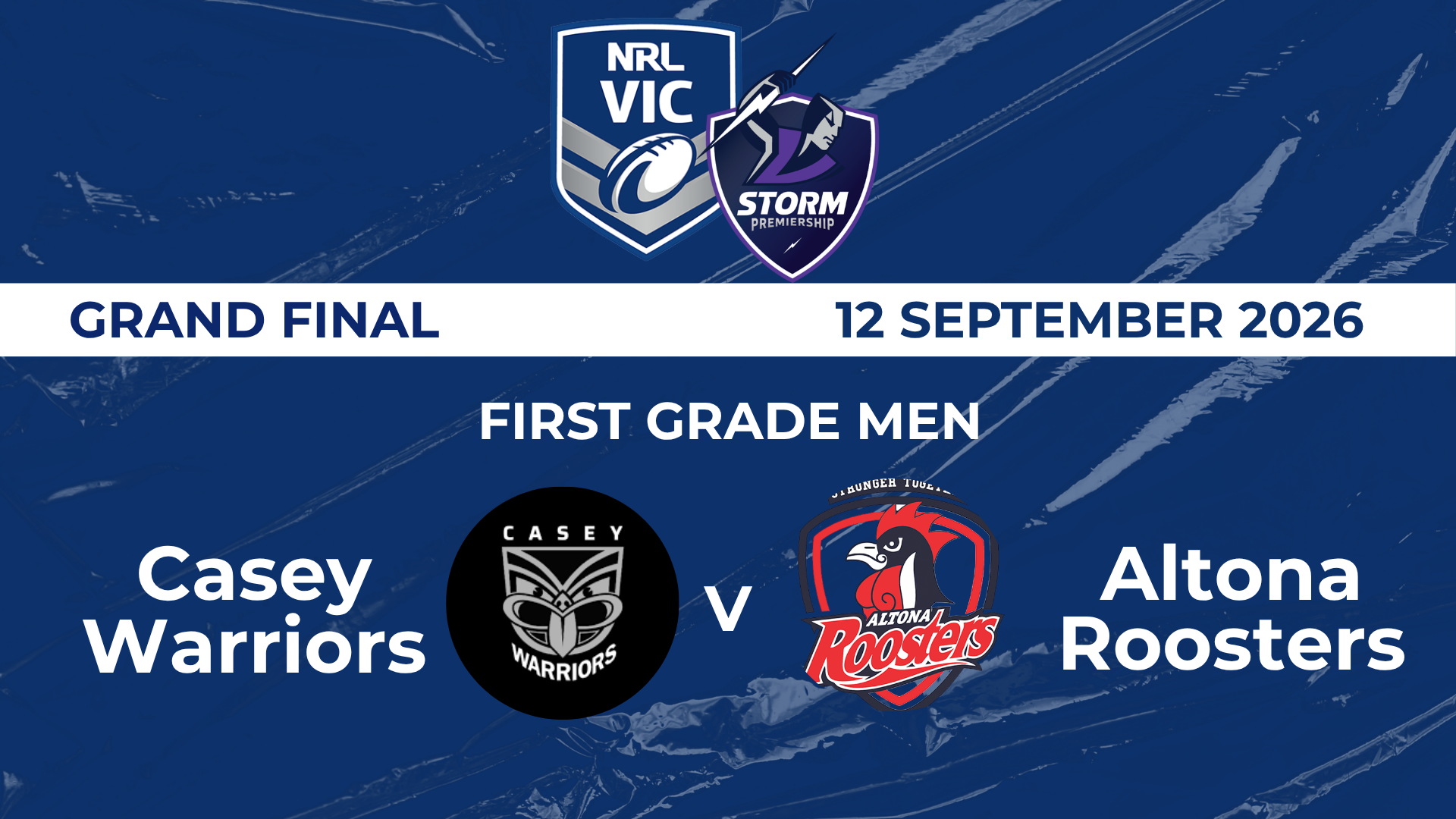 NRL GF: FGM  - Casey Warriors v Altona Roosters
