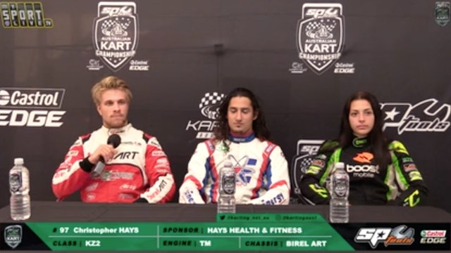 R1: 2019 Australian Kart Championship - Press Conference