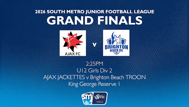 SMJFL GF: U12 Girls Div 2 - AJAX  v B...