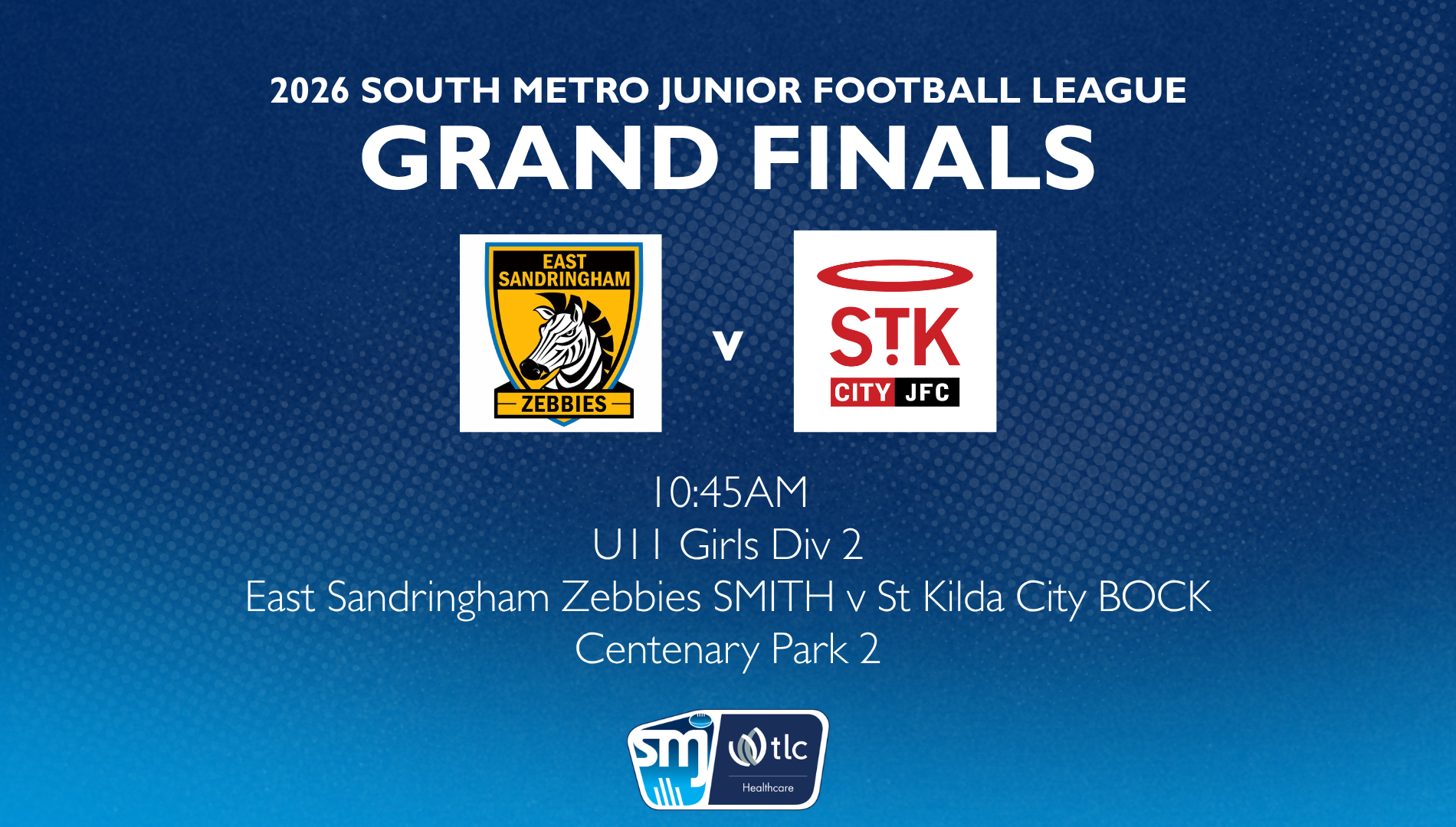 SMJFL GF: U11 Girls Div 2  – East Sandringham V St Kilda City