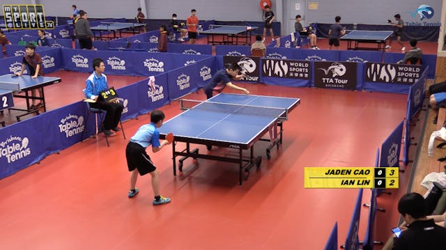 U11 Boys' Semi Final: Jaden Cao (QLD)...