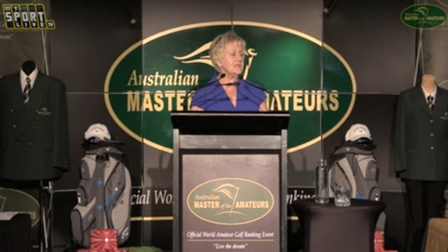 PRESENTATIONS: 2020 Australian Master of the Amateurs