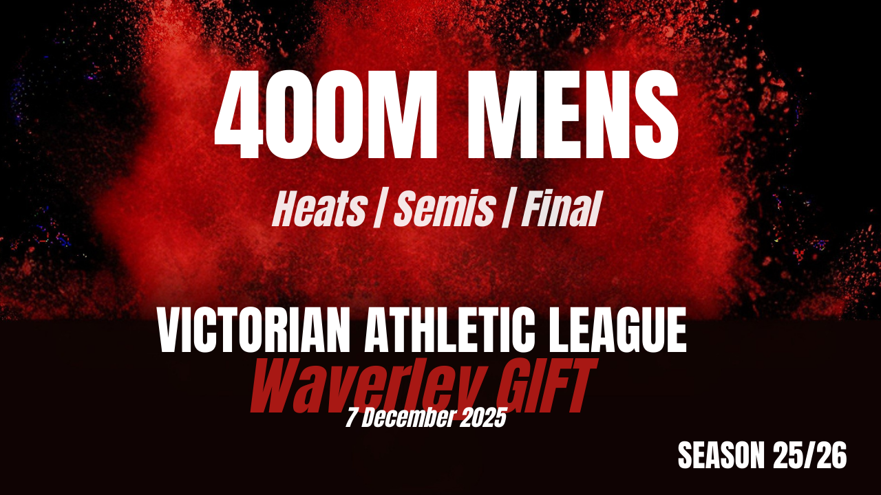 Waverley Gift - 400m Mens - Heats