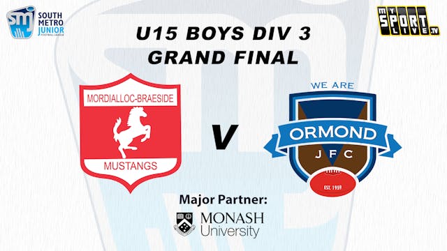 GF - U15 Boys Div 3 2025