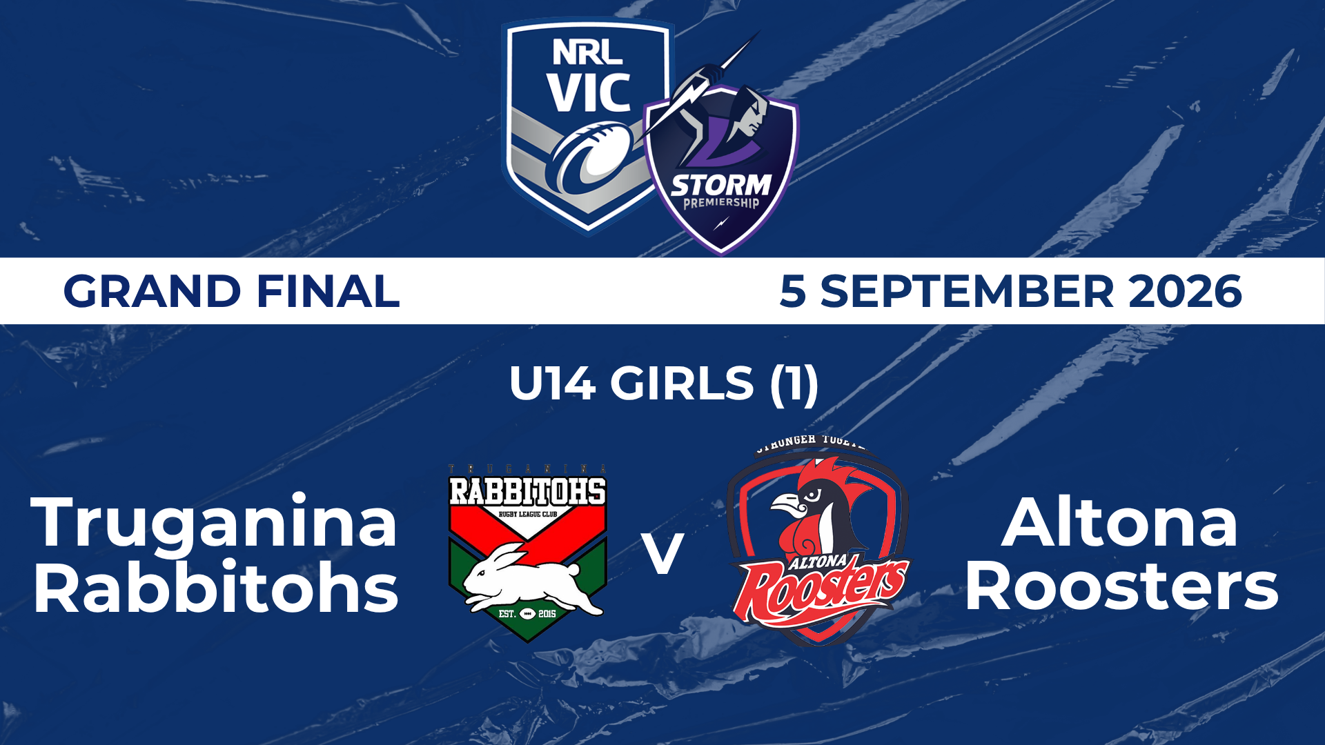 H1 E 2026 GF U14 (1) Girls Truganina Rabbitohs V Altona Roosters