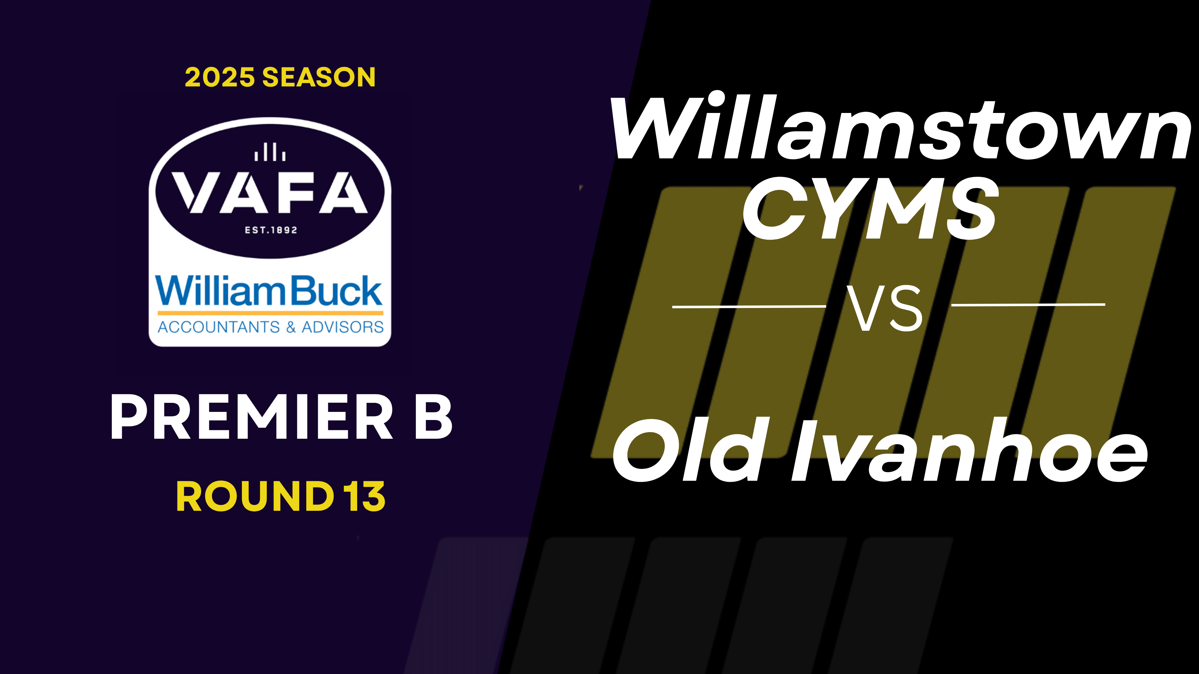 RD13 PREM B Willamstown CYMS vs Old Ivanhoe