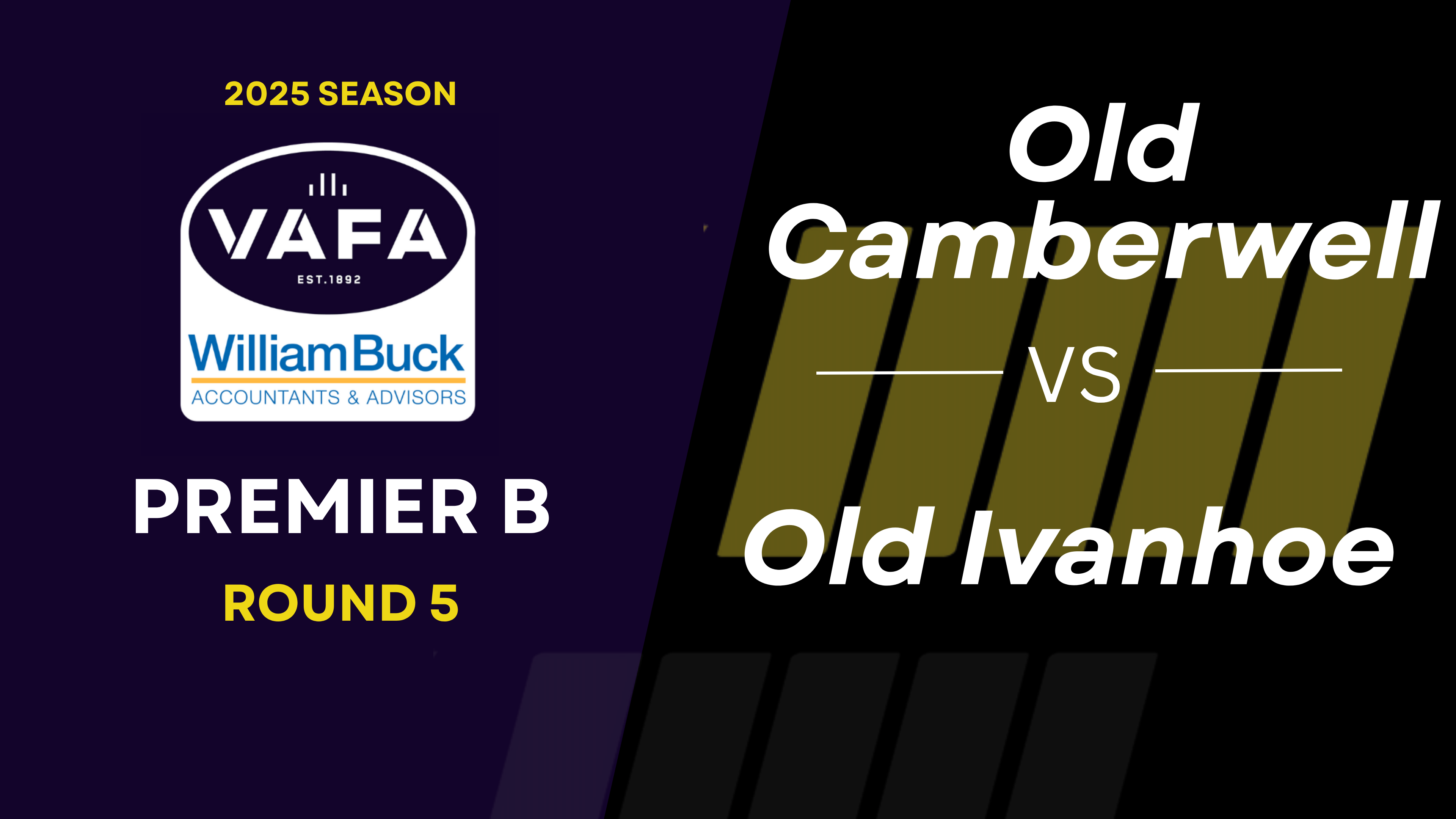 RD5 PREM B Old Camberwell vs.Old Ivanhoe