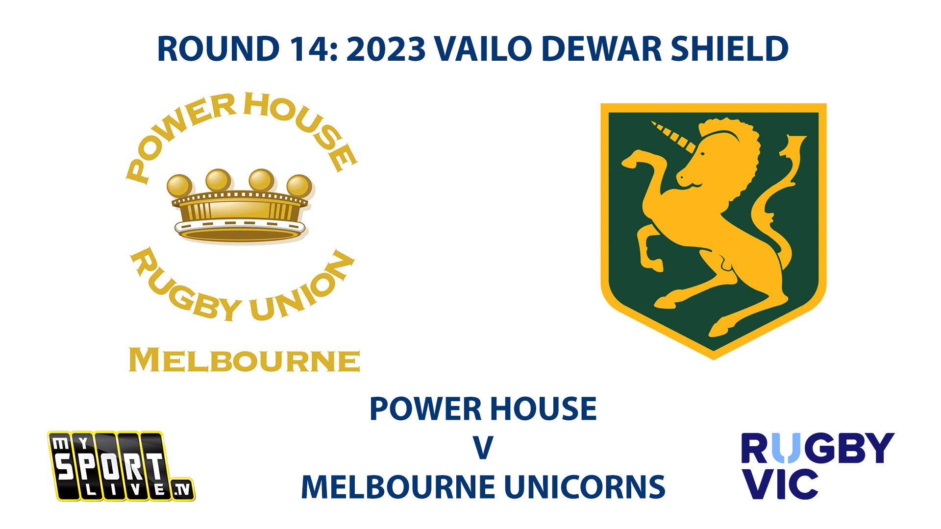 RV R14: 2023 VAILO DEWAR SHIELD - Power House vs Melbourne Unicorns