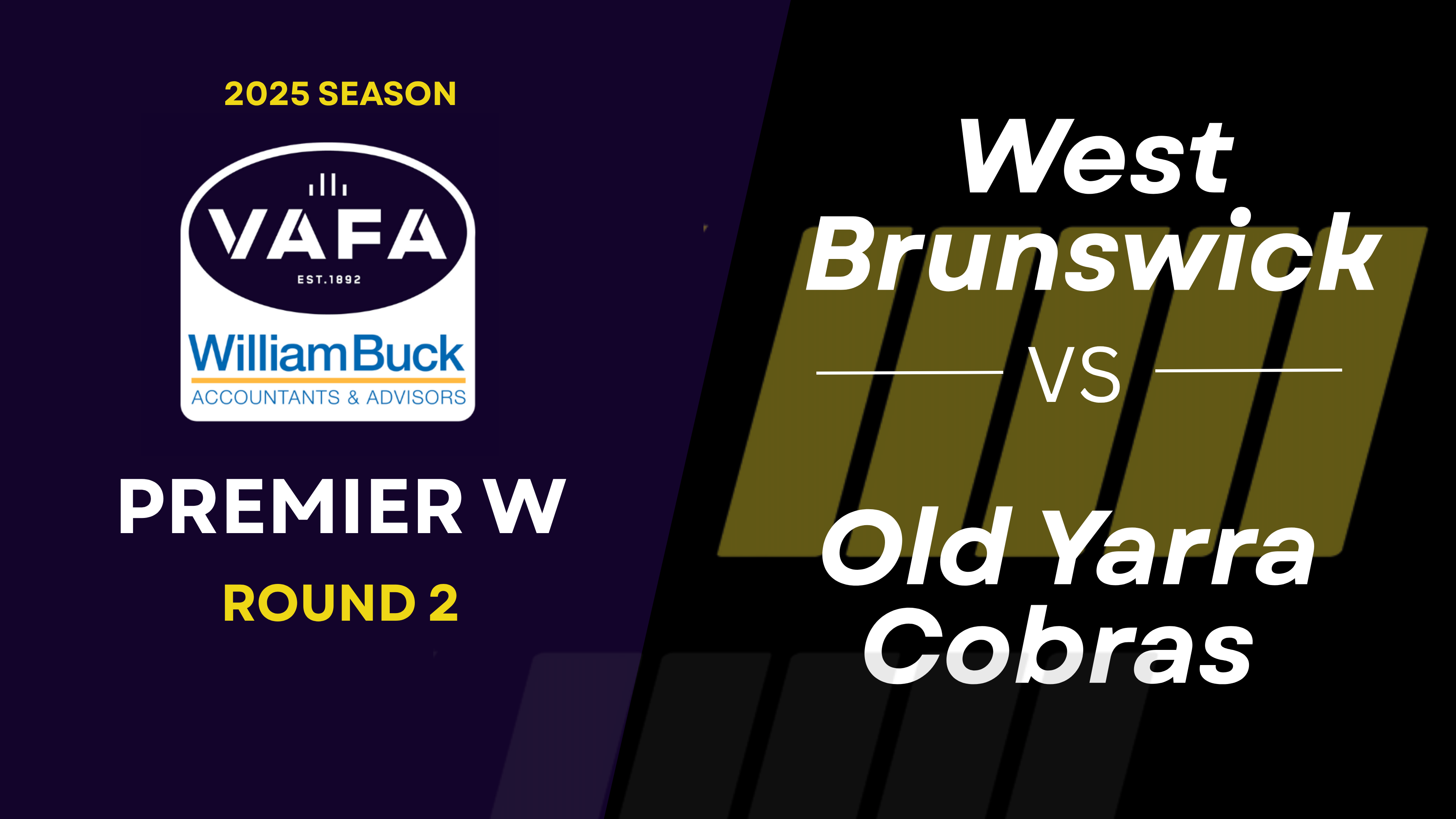 RD2 PREM W West Brunswick vs.Old Yarra Cobras 250224