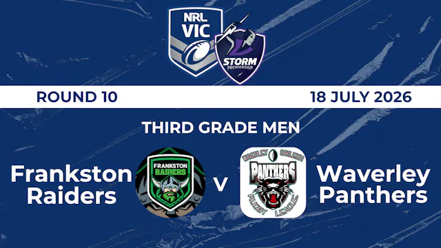 H2 2026 R10 Third Grade Men Frankston...