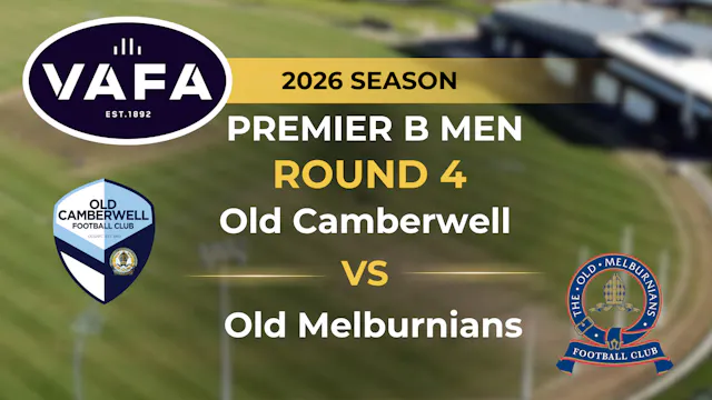 VAFA 2026 R4 PREM B Men’s Old Camberw...