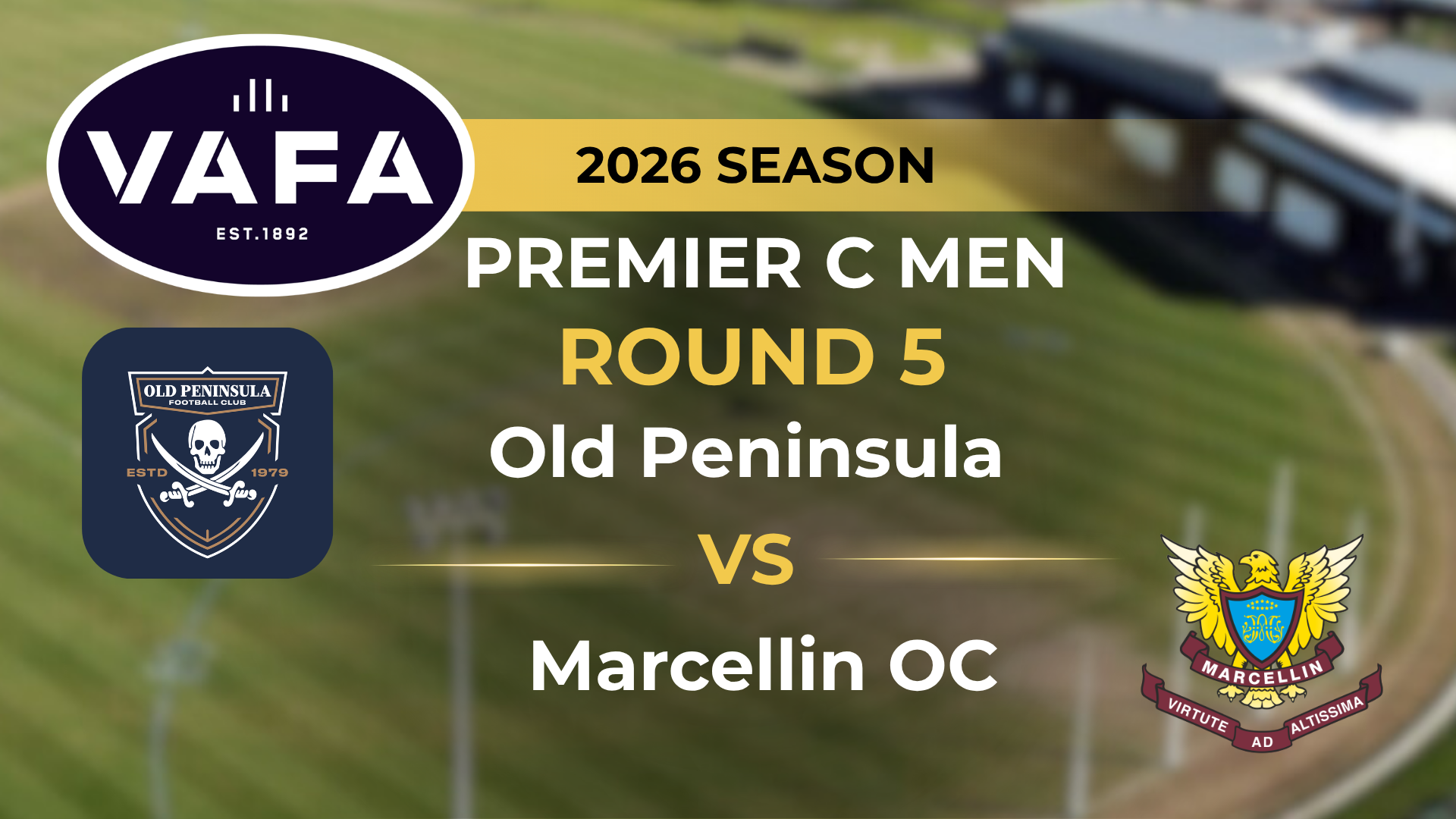 VAFA 2026 R5 PREM C Men’s Old Peninsula V Marcellin OC