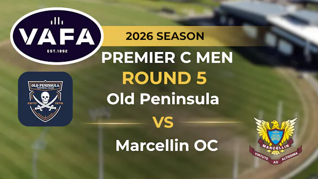 VAFA 2026 R5 PREM C Men’s Old Peninsu...