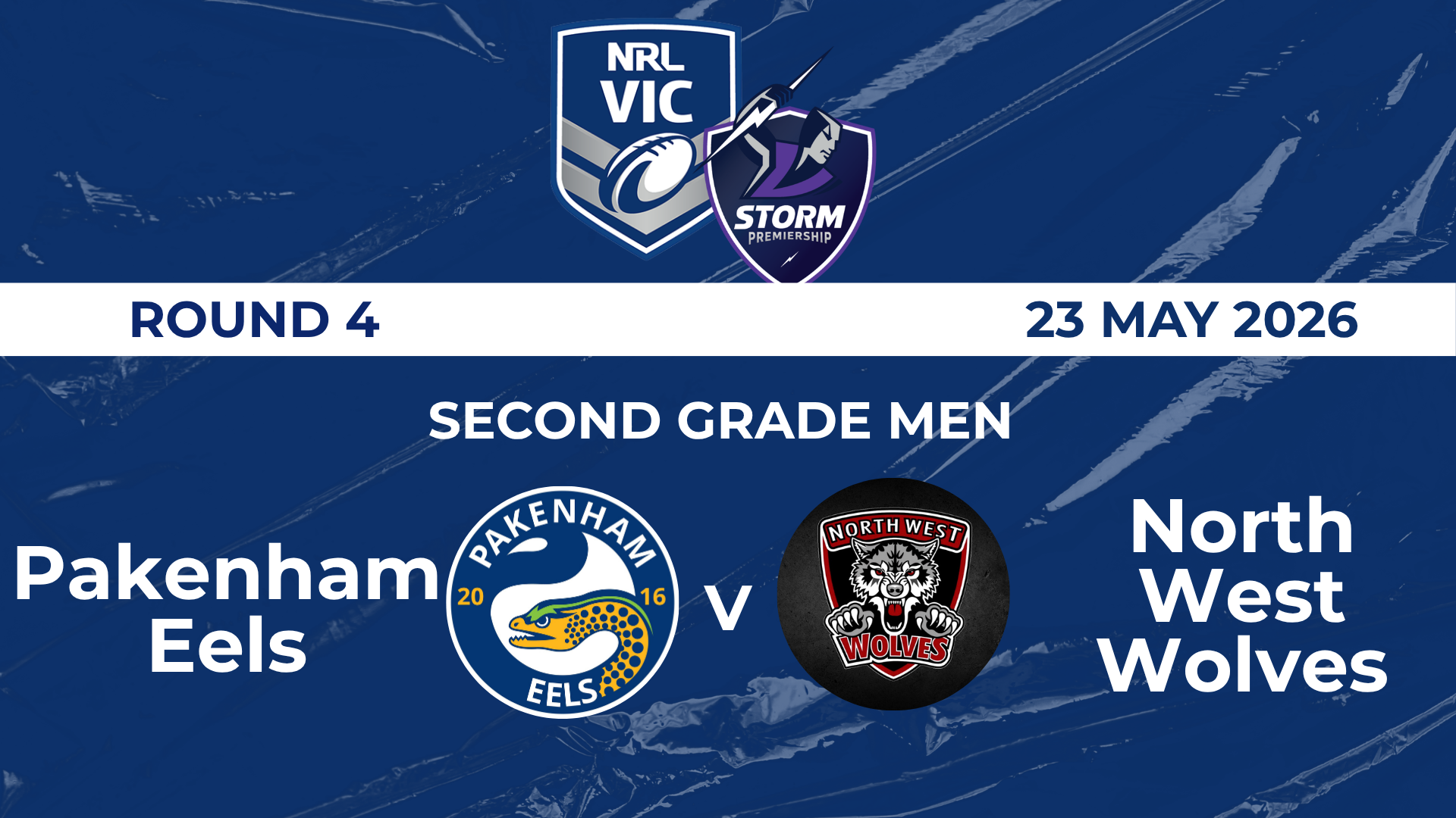 H2 2026 R4 SGM Pakenham Eels V North West Wolves