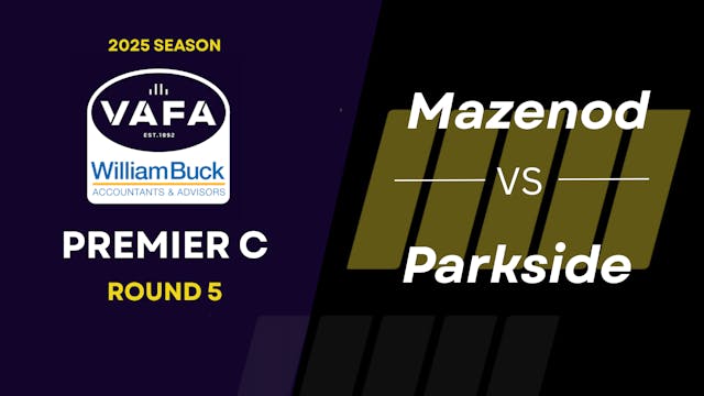 RD5 PREM C Mazenod vs.Parkside