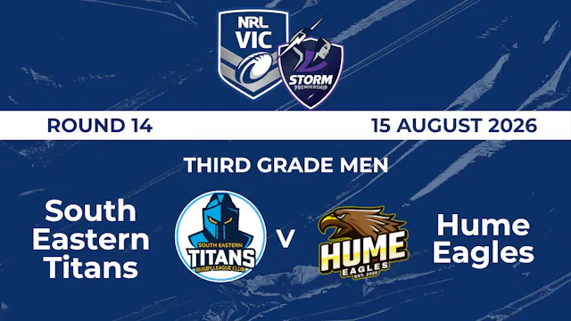 H2 2026 R14 Third Grade Men South Eas...