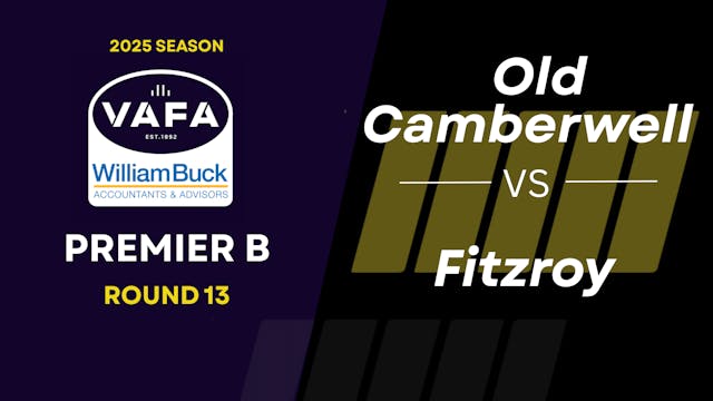 RD13 PREM B Old Camberwell vs.Fitzroy