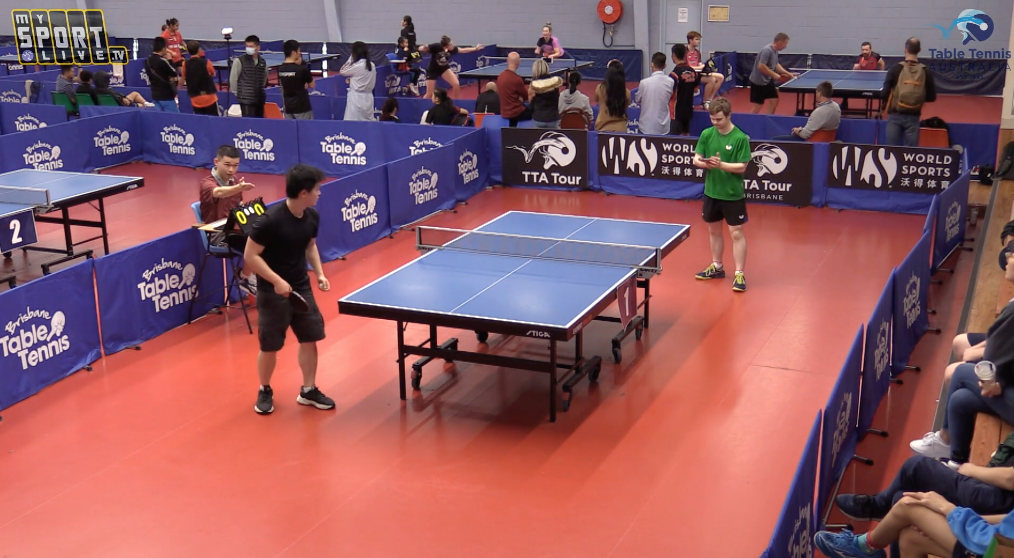 Men's Singles: Benjamin Gould (QLD) vs. Shuai Zeng (QLD)