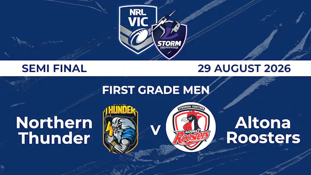 NRL Semi: FGM - Northern Thunder v Al...