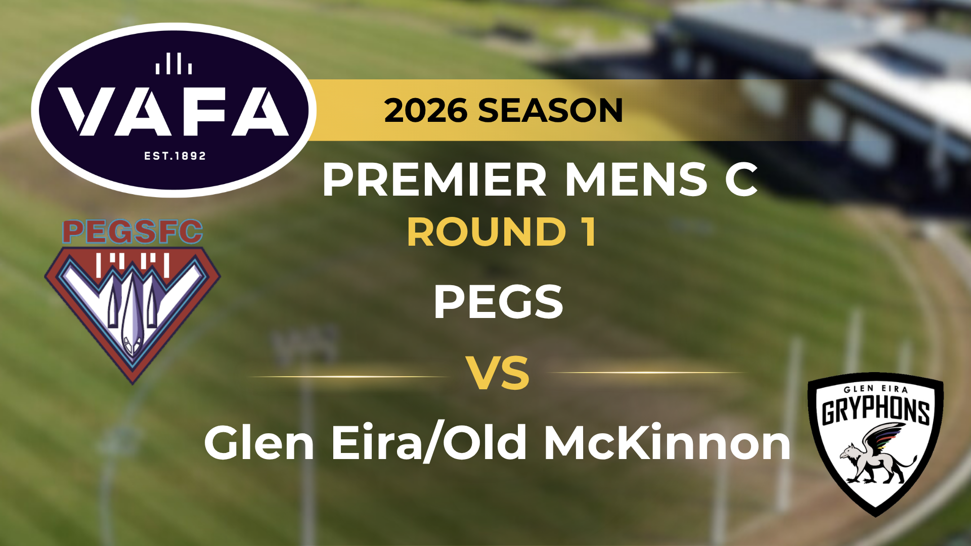 VAFA 2026 R1 PREM C Men's PEGS v Glen Eira