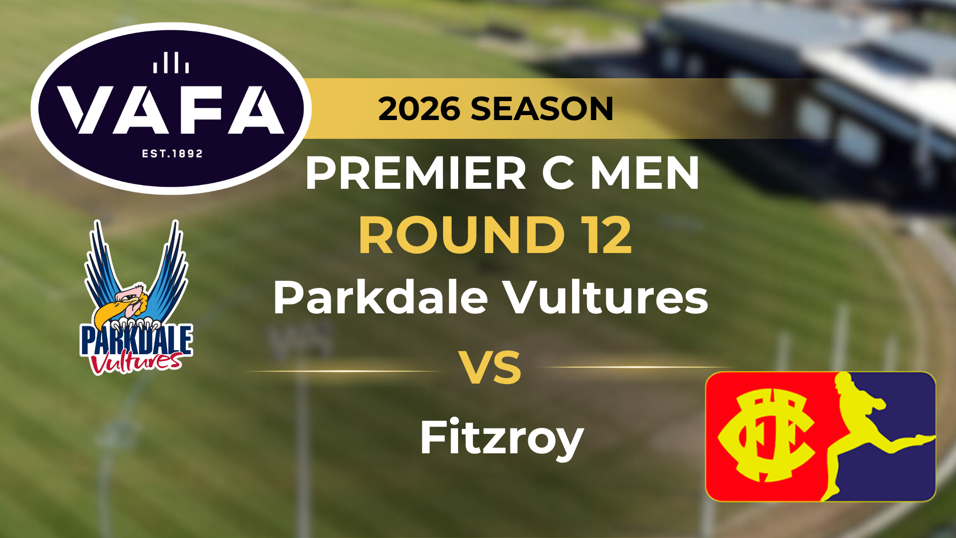 VAFA 2026 R12 PREM C Men's Parkdale Vultures V Fitzroy