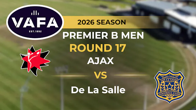 VAFA 2026 R17 PREM B Men's AJAX V De ...